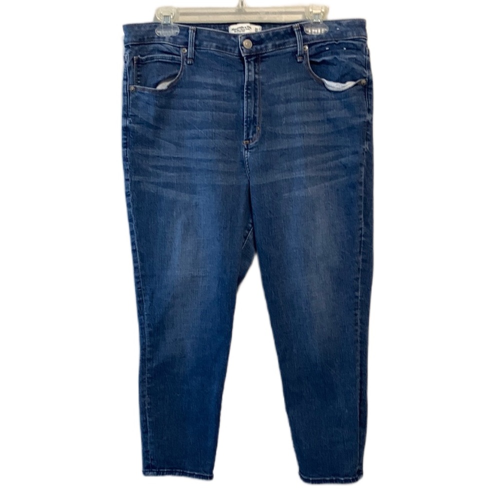 A&F Curve Love Super Skinny Ankle High Rise Jeans 16/33 XS